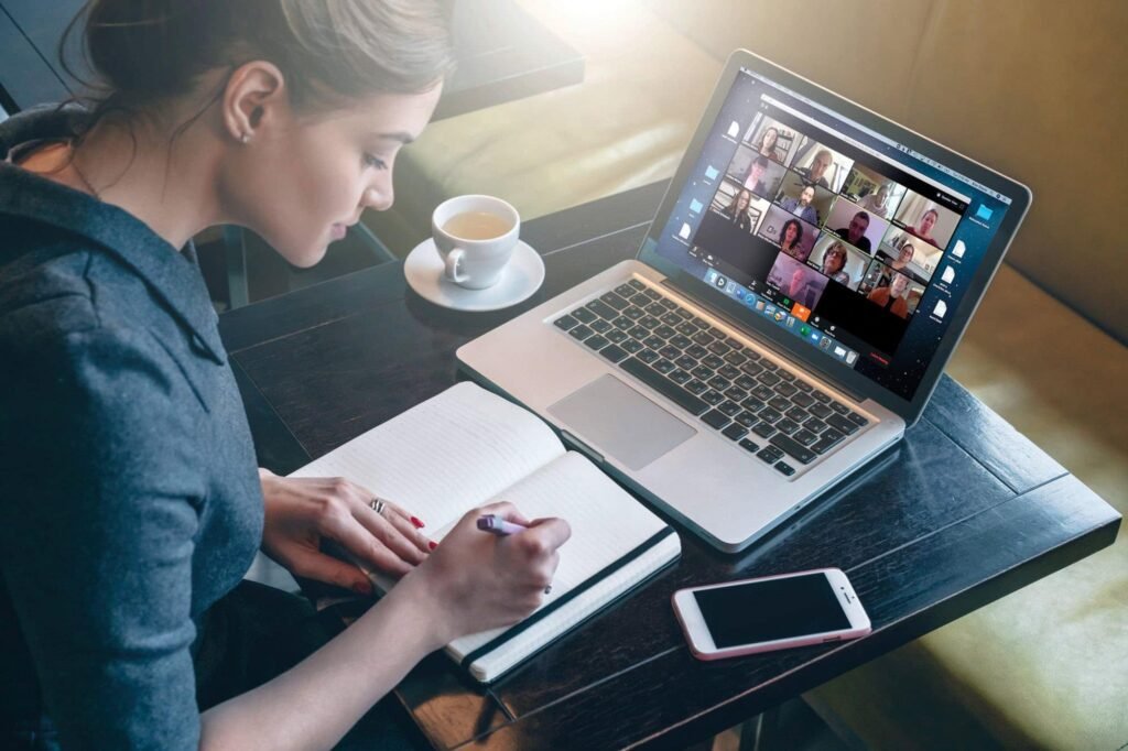 french onlie student attending online 1 Nasit College